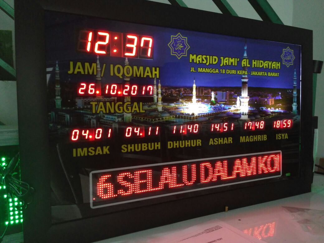 Tips Memilih Tempat Jual Jam Digital Masjid Bandung yang Terbaik